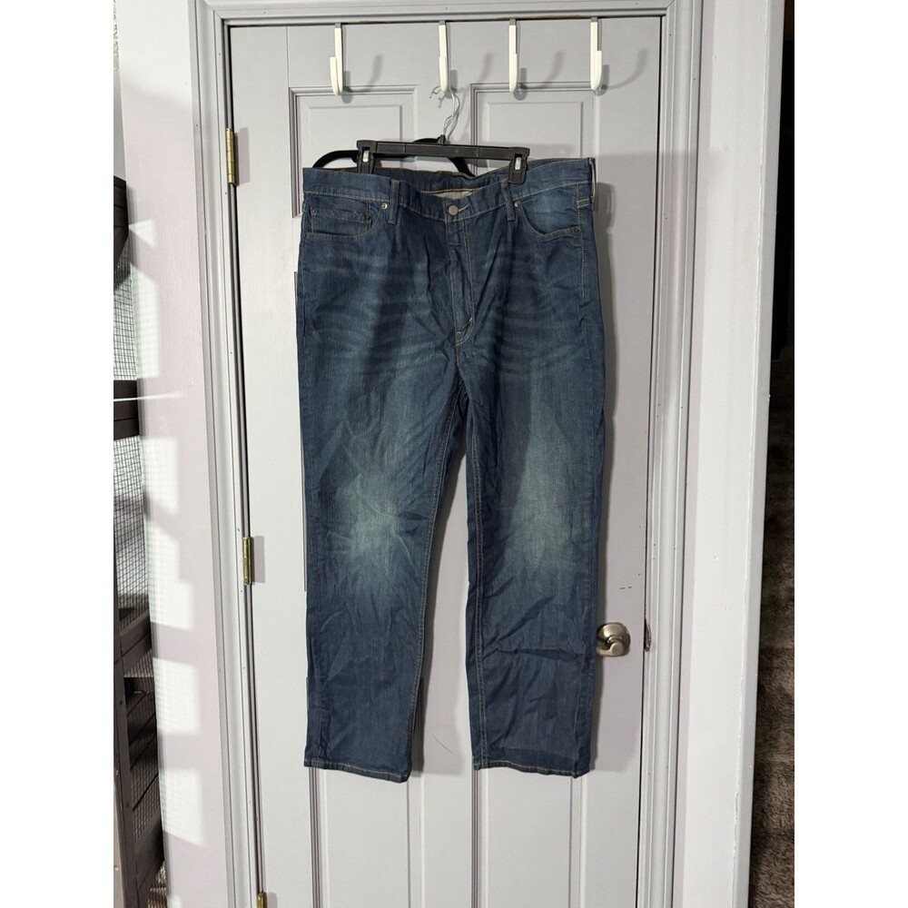 Levi’s 541 Athletic Fit Jeans Mens 42x32 Blue Denim Tapered Leg Modern